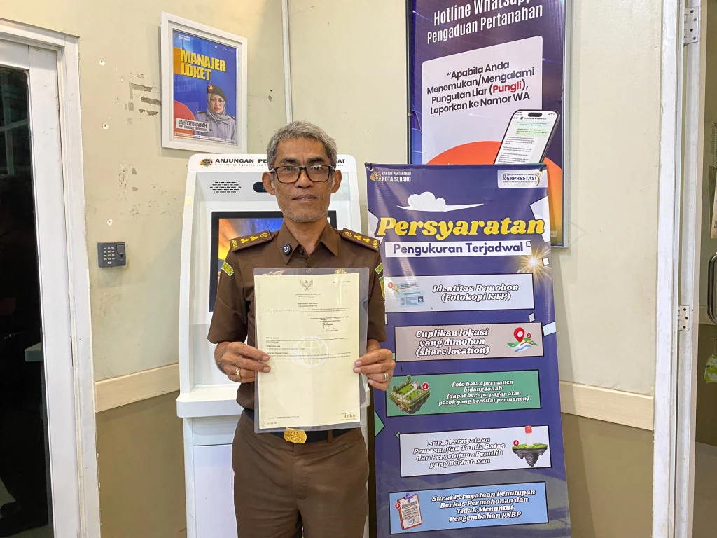 BPN Kota Serang Permudah Pengukuran Tanah, Warga Tak Lagi Menunggu Lama