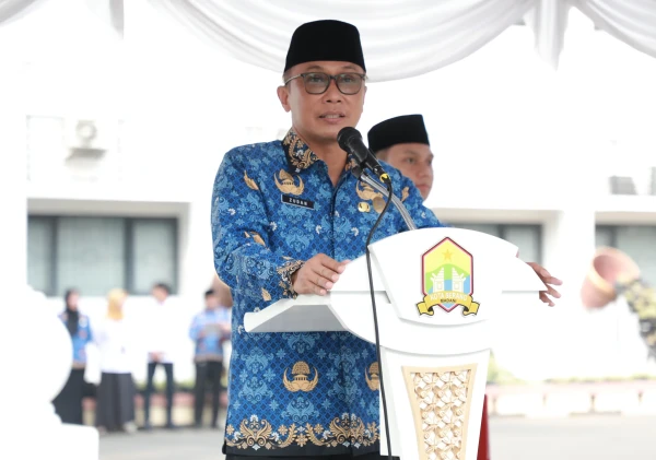 Perdana di Banten, Kepala BKN Pimpin Apel Hari Kesadaran Nasional di Kota Serang