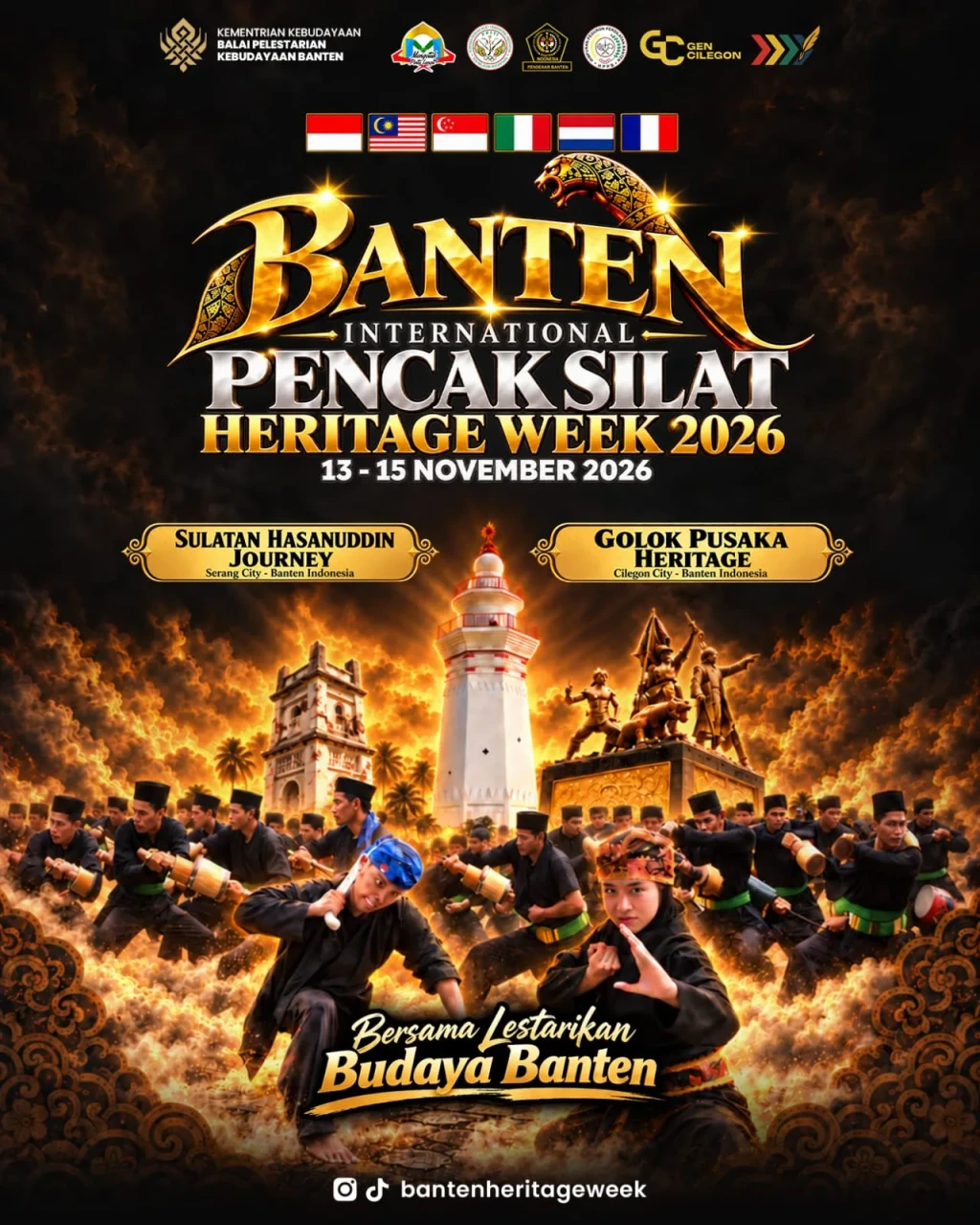Pencak Silat dan Golok Pusaka Banten Mendunia, Cilegon Siapkan Festival Internasional