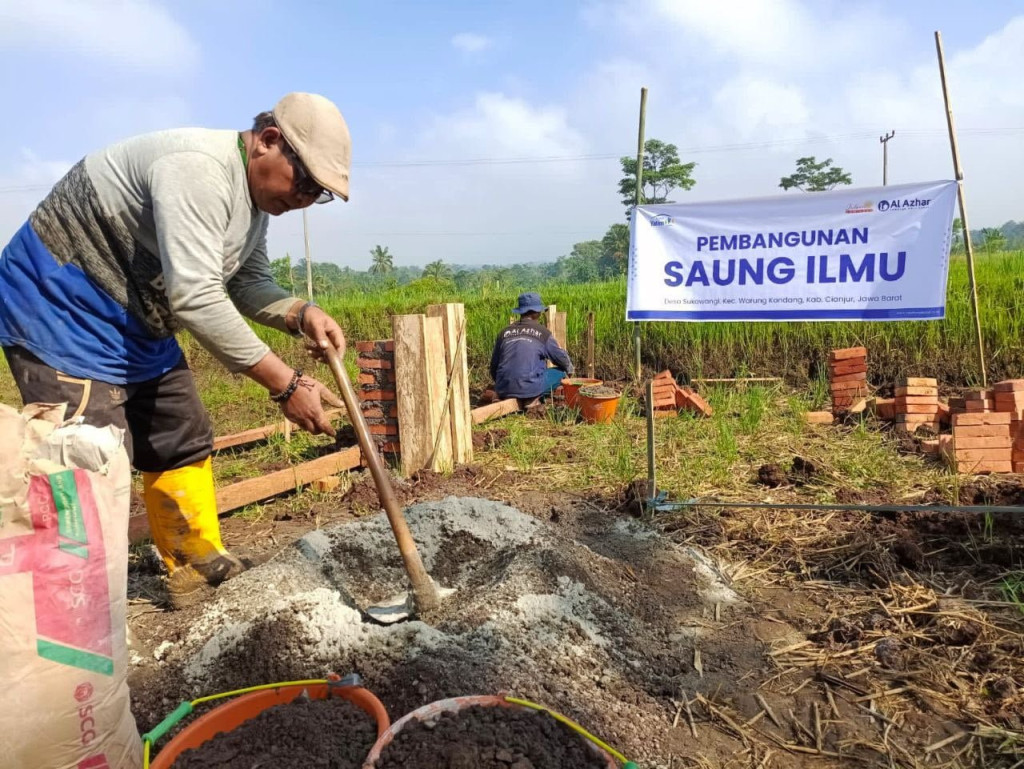 LAZ Al Azhar dan Rumah Yatim Bangun Saung Ilmu Sebagai Pusat Pemberdayaan