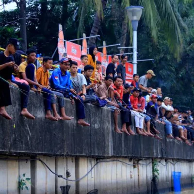 Pemkot Tangerang Gelar Mancing Bersama Di Sungai Cisadane