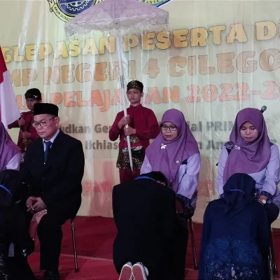Pelepasan Siswa SMP Negeri 4 Cilegon Penuh Dengan Prestasi.