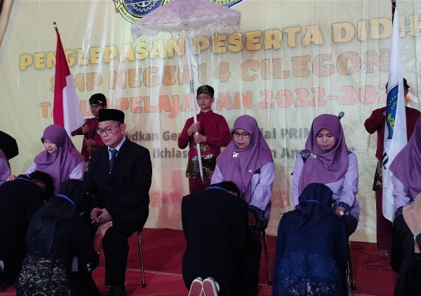 Pelepasan Siswa SMP Negeri 4 Cilegon Penuh Dengan Prestasi.