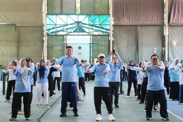 HUT Korpri ke-54 Meriah! Senam Massal Pegawai Pemkab Serang Jadi Simbol Kekompakan dan Semangat Baru ASN
