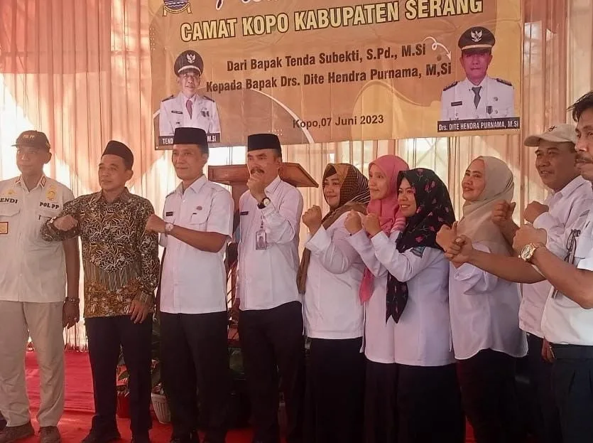 Pisah Sambut camat Kopo Berjalan Dengan Baik dan Penuh khidmat