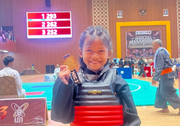 Pesilat Cilik Kelas 2 SD, Queen Raih Juara 1 Maulana Hasanuddin Championship 3