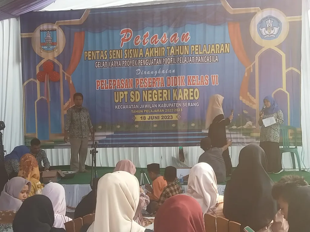 SD Negeri Kareo Gelar Pelepasan Siswa - Siswi Kelas VI & Kenaikan Kelas 1 - 5 Sekaligus Gelar Pentas Seni