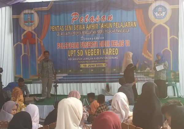 SD Negeri Kareo Gelar Pelepasan Siswa - Siswi Kelas VI & Kenaikan Kelas 1 - 5 Sekaligus Gelar Pentas Seni