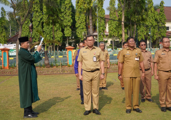 Tegaskan Tak Ada Jual Beli Jabatan, Helldy Lantik 258 Pejabat Pemkot Cilegon