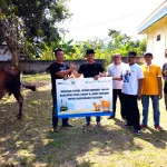 PT KSI Menyerahkan Hewan Qurban Kepada Masyarakat.