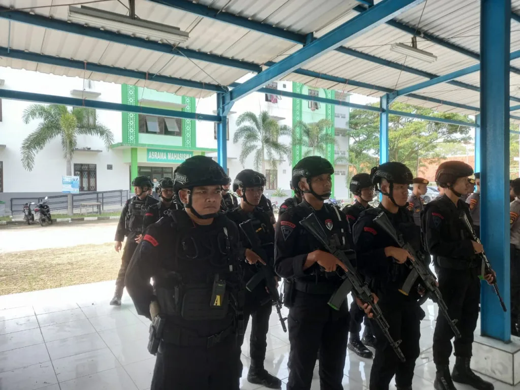 Satbrimob Polda Banten Laksanakan Apel Gelar Pasukan Pengamanan RI 2