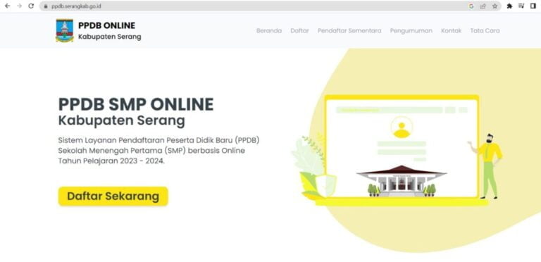 PPDB Online tingkat SMPN Kabupaten Serang Tampung 20 Ribu Siswa