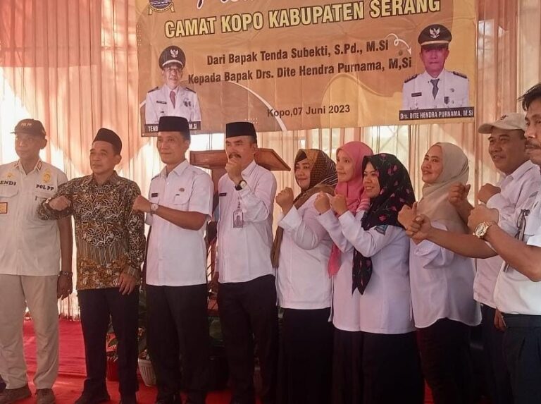 Pisah Sambut camat Kopo Berjalan Dengan Baik dan Penuh khidmat