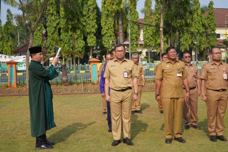 Tegaskan Tak Ada Jual Beli Jabatan, Helldy Lantik 258 Pejabat Pemkot Cilegon