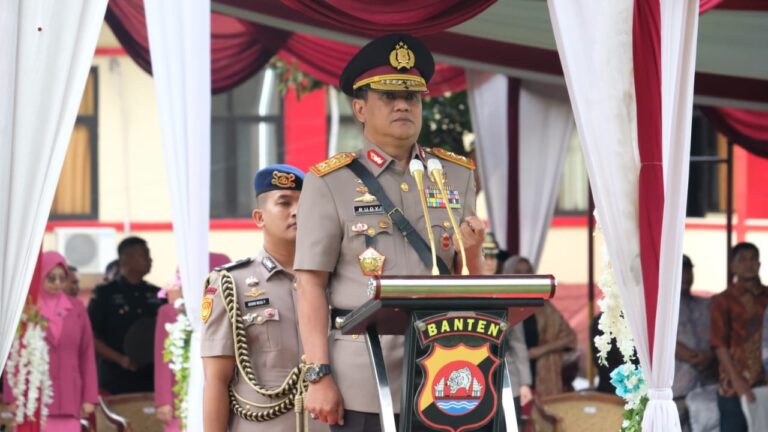 Kapolda Banten Pimpin Upacara Penutupan Diktuk Bintara Polri Gelombang I Tahun Anggaran 2023