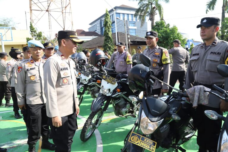 Polres Cilegon Polda Banten Gelar Apel Besar Bhabinkamtibmas