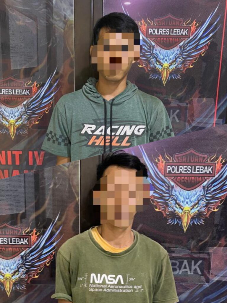 Setubuhi Gadis di bawah Umur, Dua Orang Pelaku diamankan Satreskrim Polres Lebak