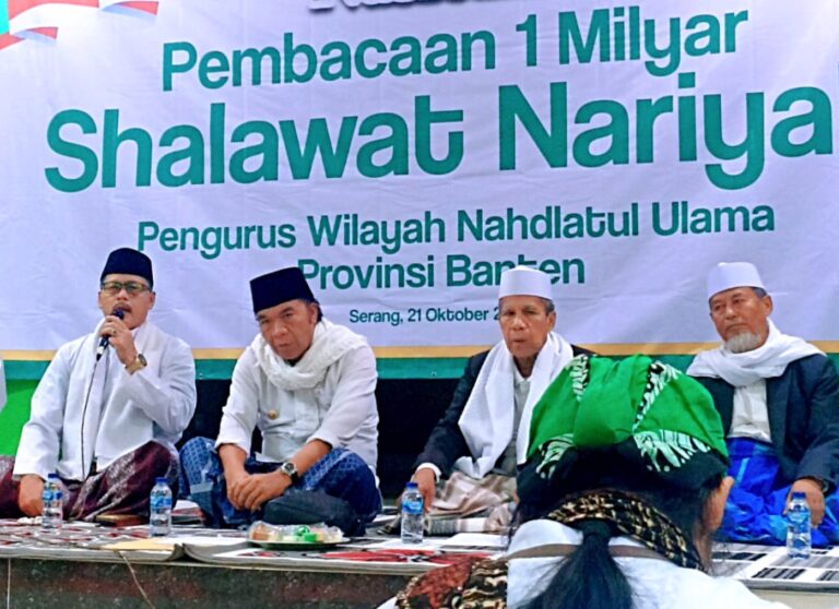 PWNU Provinsi Banten Bersama Pj Gubernur Al Muktabar Gelar Pembacaan 1 Miliar Sholawat Nariyah