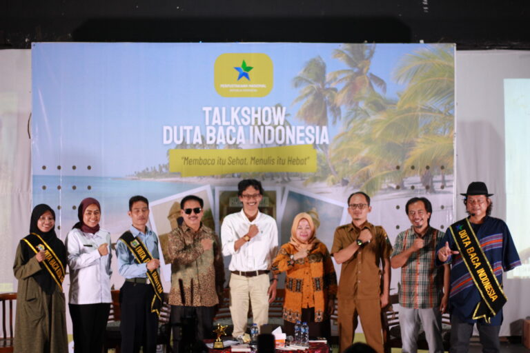 Tingkatkan Literasi Masyarakat, Perpusnas RI Gelar Talkshow Duta Baca Indonesia di Rumah Dunia-Banten