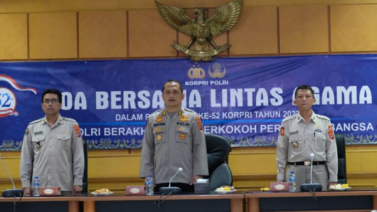 Polda Banten Gelar Doa Bersama Lintas Agama Pada Peringatan HUT Ke-52 Korpri