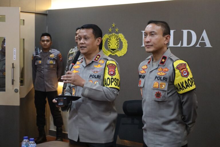 Polda Banten Lakukan Pengecekan Kesiapan Posko Operasi Mantap Brata