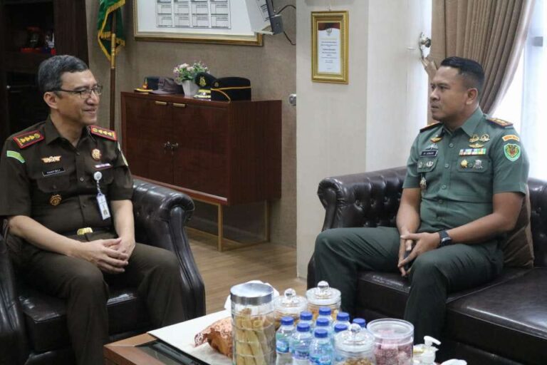 Pererat Silaturahmi Dandim 0602/Serang Dan Kejari Mantapkan Sinergitas