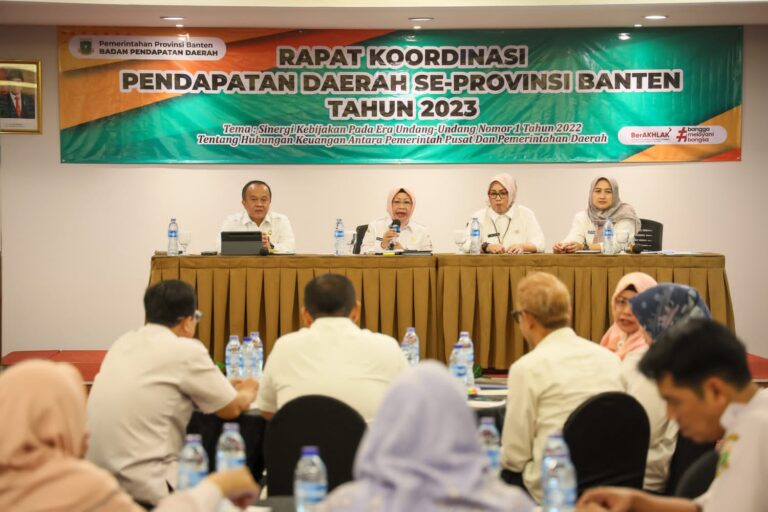 Pj Sekda Provinsi Banten Virgojanti Jalin Komunikasi dan Sinergi Optimalisasi Pendapatan Daerah
