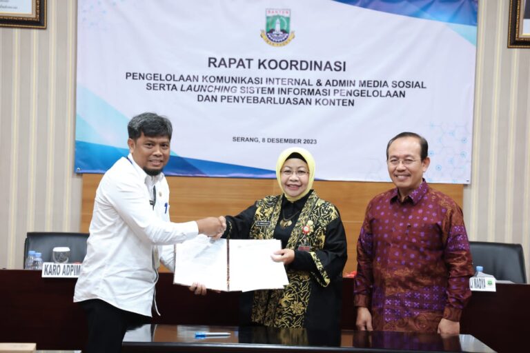 Pj Sekda Provinsi Banten Virgojanti: Sipanganten Perluas Informasi Capaian Program Pemprov Banten