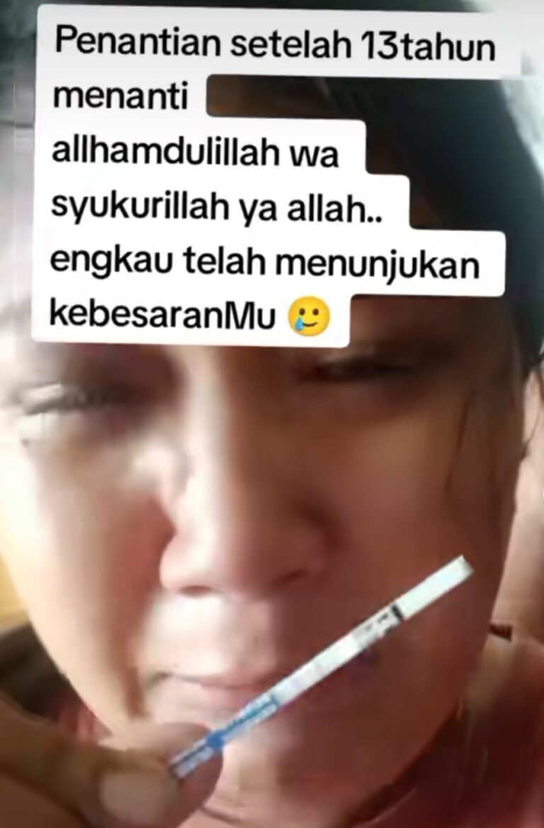 Viral, Pasangan Ini Membagikan Momen Haru, Setelah 13 Tahun Menantikan Kehamilannya