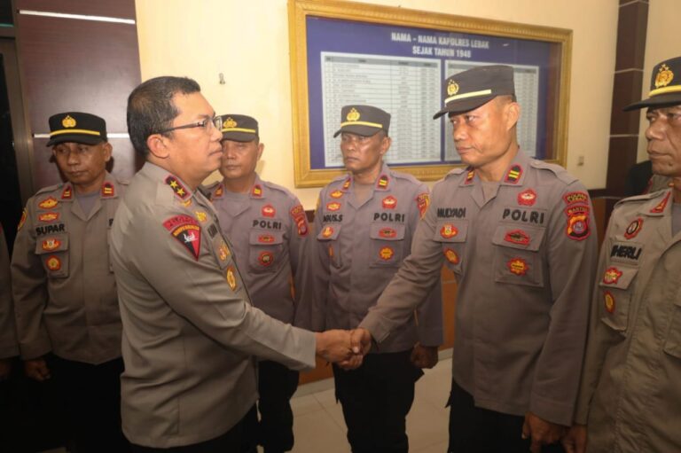 Kapolres Lebak Sambut Kunjungan Kerja Kapolda Banten