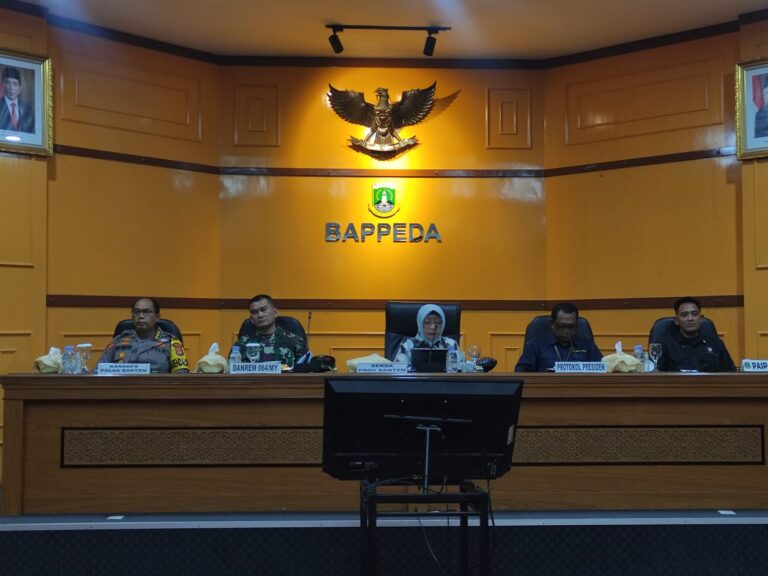 Polda Banten Ikuti Rapat Koordinasi Wilayah Dalam Rangka Kesiapan Kunjungan Presiden RI