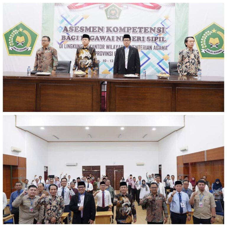 Asesmen Kompetensi ASN Kemenag RI 2024: Pelaksanaan Pertamanya di Kanwil Kemenag Prov. Banten