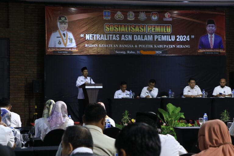 Menjaga Netralitas ASN: Sosialisasi Bakesbangpol Kabupaten Serang untuk Pemilu 2024