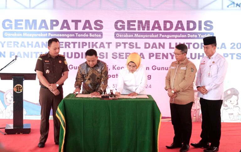 Optimalisasi Program Pendaftaran Tanah Sistematis Lengkap di Kabupaten Serang: Komitmen Bupati dan Dukungan Penuh Pemerintah Pusat