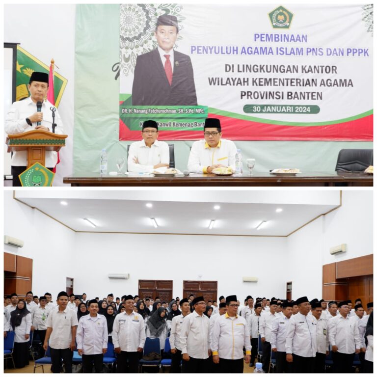 Pembinaan Penyuluh Agama Islam di Banten, Nanang: Wajib Patuhi Aturan dan Tingkatkan Kinerja