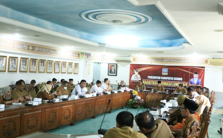 Rapat Koordinasi Pemilu 2024: Kabupaten Serang Tingkatkan Partisipasi Pemilih dan Jamin Pemilu Damai