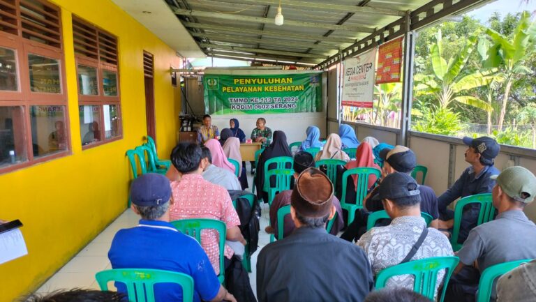 TMMD Ke 119 Kodim 0602/Serang Prioritaskan Pencegahan Stunting