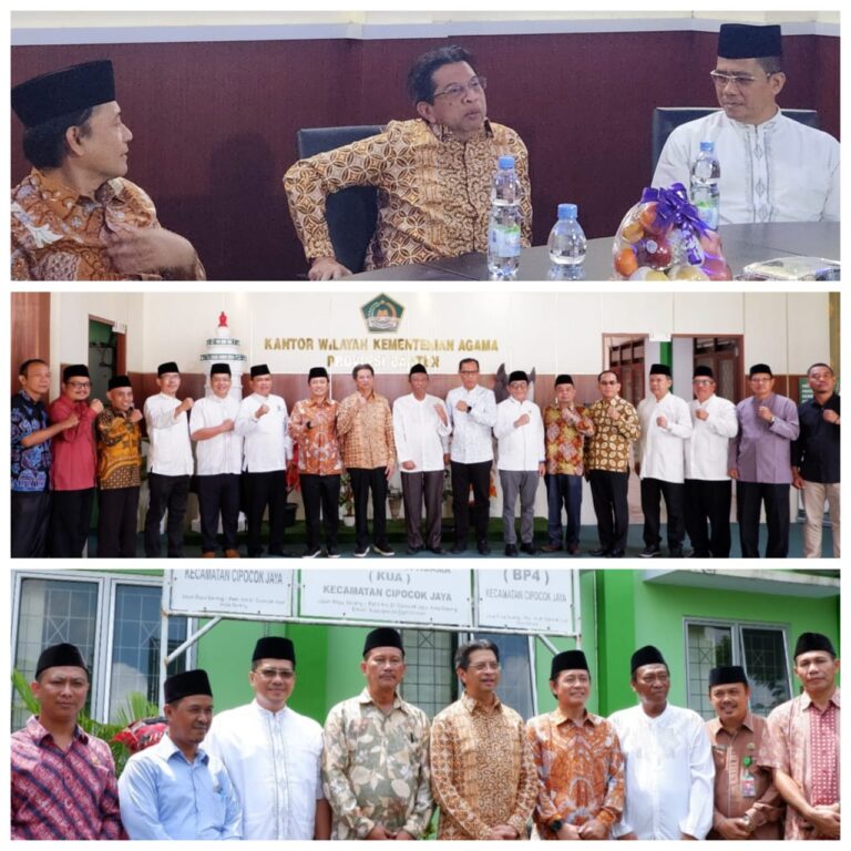 Kanwil Kemenag Banten Ngobrol Santai Bareng Inspektur Jenderal Faisal Ali Hasyim