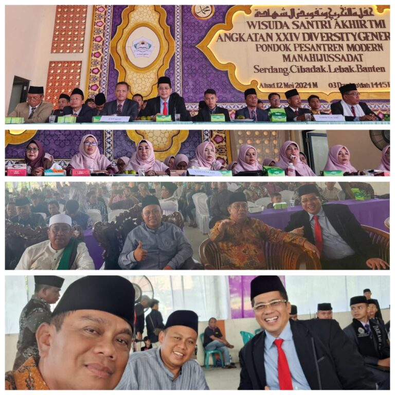 Kabag TU Kanwil Kemenag Banten Hadiri Acara Wisuda Santri di Pesantren Manahijus Sadat