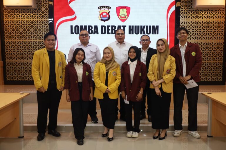 Wakapolda Banten Pimpin Pembukaan Lomba Debat Hukum, Fokus pada Isu Penegakan Hukum dan Hoax