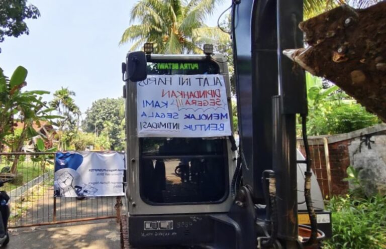 BRIN Kerahkan Alat Berat di Perumahan Puspiptek: Penghuni Rumah Was-was
