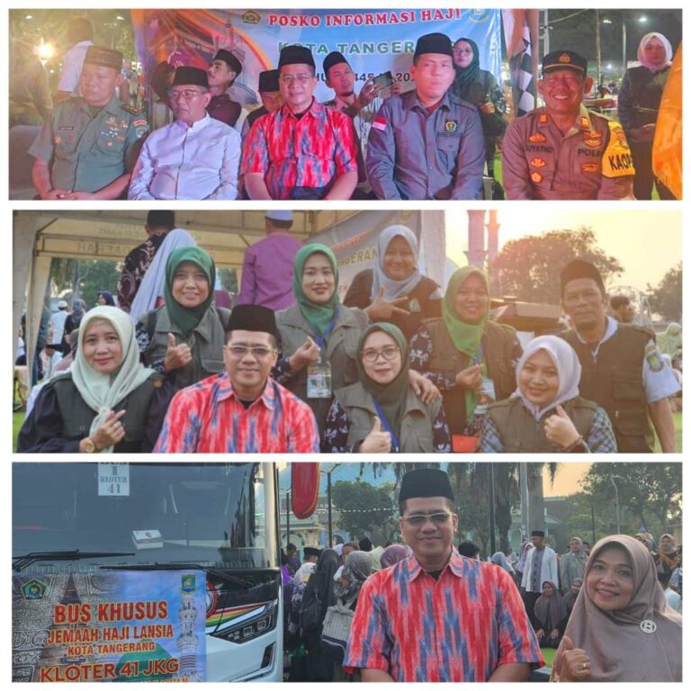 Kabag TU Kanwil Kemenag Banten Lepas Jamaah Haji Kloter 41 Kota Tangerang