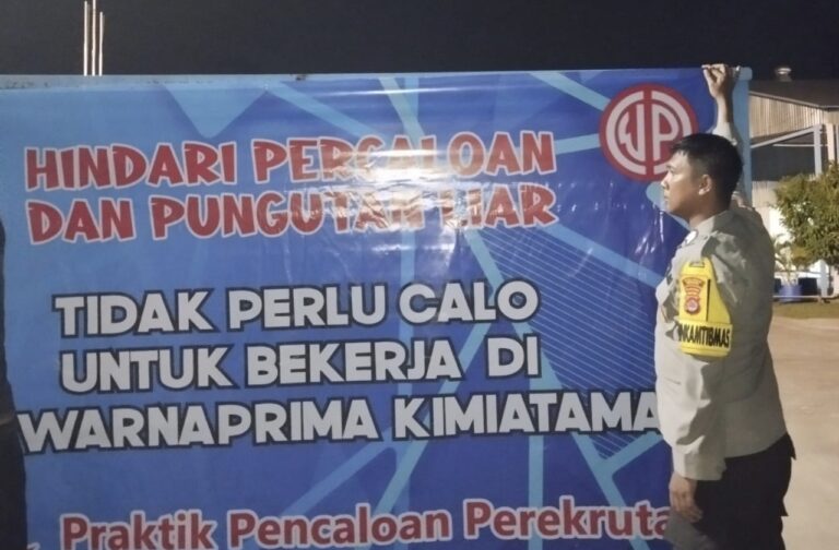 Polres Serang dan Perusahaan Lokal Bersatu Melawan Percaloan Tenaga Kerja
