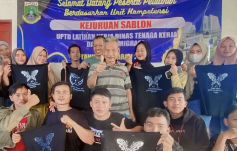 Program Pelatihan Sablon Disnakertrans Banten Dorong Kreativitas dan Pengentasan Pengangguran di Lebak