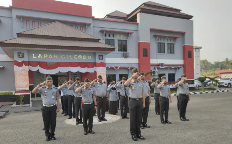 Apel Pagi Virtual di Lapas Cilegon: Menkumham Tekankan Disiplin dan Sinergi