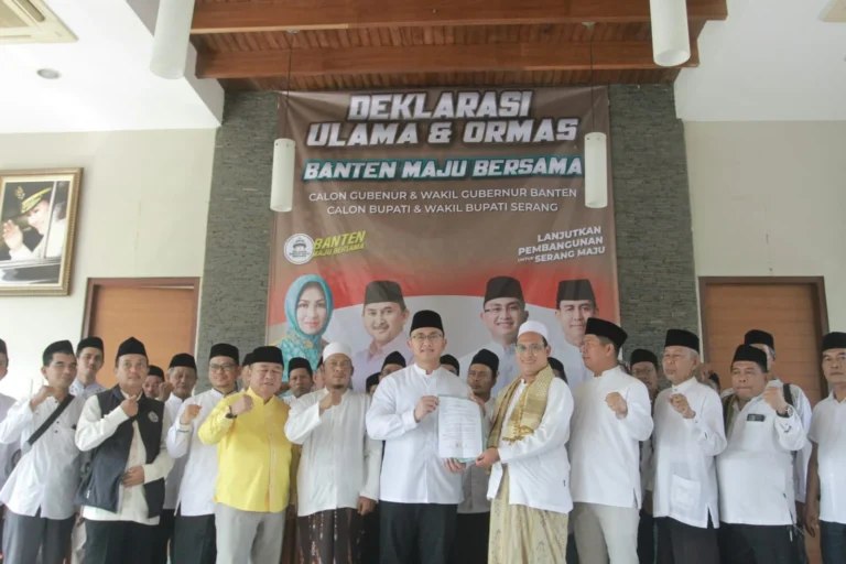 Para Ulama dan Tokoh Agama Deklarasikan Dukungan untuk Andika-Nanang dan Airin-Ade di Pilkada 2024