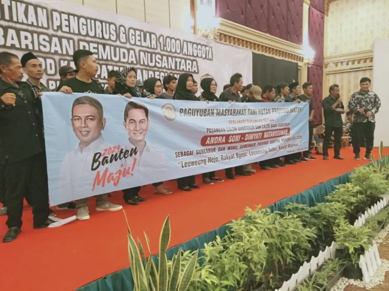 PMTH Banten Deklarasikan Dukungan untuk Andra Soni dan H. Achmad Dimyati Natakusumah dalam Pilkada Banten 2024