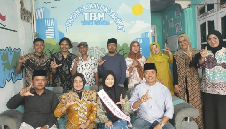 TBM Titik Literasi Kota Serang Rayakan Satu Tahun Kiprah di Bidang Pendidikan