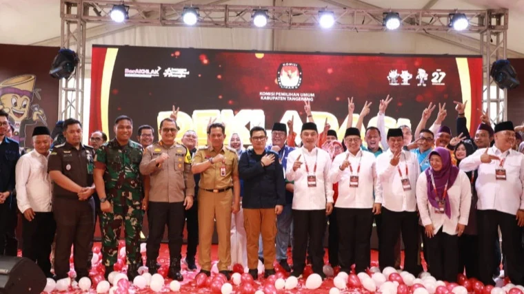 Penjabat Bupati Tangerang Hadiri Deklarasi Kampanye Damai untuk Pilkada 2024