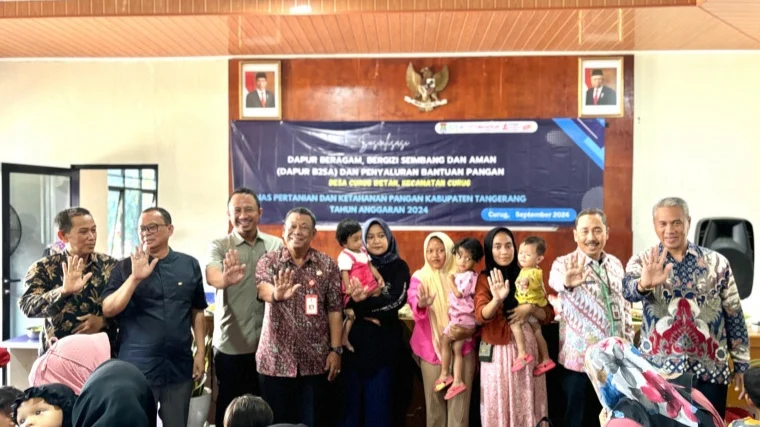 DPKP Kabupaten Tangerang Kampanyekan Gerakan Stop Boros Pangan melalui Program Bantuan Dapur B2SA 2024